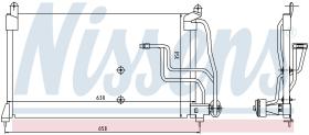 Nissens 94190 - CONDENSADOR VAUXHALL CALIBRA(90-)2.