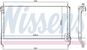 Nissens 94195 - CONDENSADOR FIAT MAREA(185)(96-)2.0