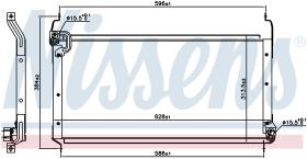 Nissens 94530 - CONDENSADOR FIAT MAREA(185)(96-)1.2