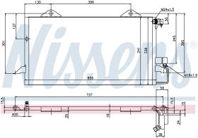 Nissens 94206 - CONDENSADOR AUDI CABRIOLET(B4)(91-)