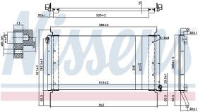 Nissens 94217 - CONDENSADOR FIAT MAREA(185)(96-)1.9