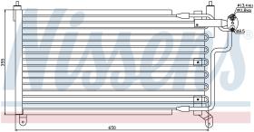 Nissens 94227 - CONDENSADOR VAUXHALL CALIBRA(90-)2.