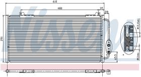 Nissens 94255 - CONDENSADOR HONDA CIVIC  VI(EJ.EK.E