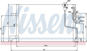 Nissens 94259 - CONDENSADOR SAAB 900(NG)(93-)2.3 I