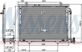 Nissens 94284 - CONDENSADOR MERCEDES CLK-CLASS W 20