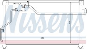 Nissens 94293 - CONDENSADOR MAZDA 626 IV (GE) (91-)