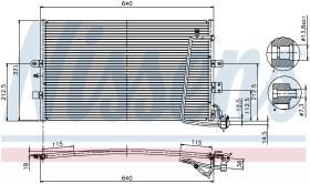 Nissens 94301 - CONDENSADOR SAAB 9-5(YS3E)(97-)2.0