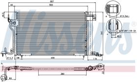 Nissens 94313 - CONDENSADOR CITROEN XSARA(N0.N1.N2)