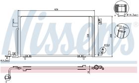 Nissens 94321 - CONDENSADOR CITROEN XSARA(N0.N1.N2)