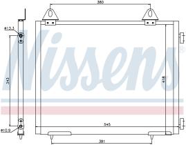 Nissens 94327 - CONDENSADOR LAND ROVER FREELANDER I