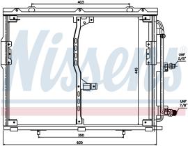 Nissens 94330 - CONDENSADOR MERCEDES S-CLASS W 140(