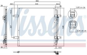  94337 - CONDENSADOR MERCEDES ATEGO(98-) 823