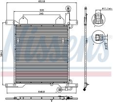 Nissens 94342 - CONDENSADOR DAF 95 XF(97-)380