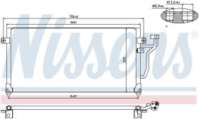 Nissens 94356 - CONDENSADOR DODGE COLT (92-)1.5 I 1