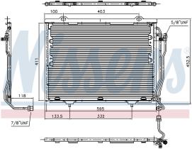 Nissens 94376 - CONDENSADOR MERCEDES C-CLASS W 202(