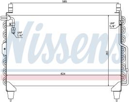 Nissens 94398 - CONDENSADOR MERCEDES S-CLASS W 126(