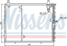 Nissens 94400 - CONDENSADOR MERCEDES E-CLASS W 124(