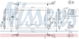 Nissens 94414 - CONDENSADOR DAEWOO NUBIRA(KLAJ)(97-