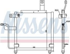  94423 - CONDENSADOR MAZDA DEMIO(DW)(98-)1.3