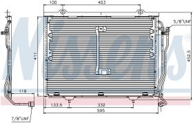 Nissens 94426 - CONDENSADOR MERCEDES CLK-CLASS W 20