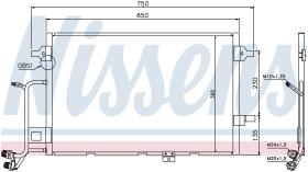 Nissens 94430 - CONDENSADOR AUDI A 6/S 6(C5)(97-)2.