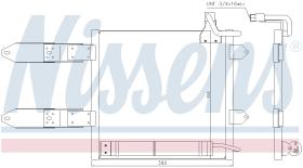 Nissens 94443 - CONDENSADOR VOLKSWAGEN LUPO(6X1.6E1