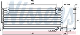 Nissens 94460 - CONDENSADOR JEEP CHEROKEE (XJ)(84-)