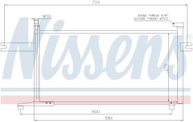 Nissens 94498 - CONDENSADOR NISSAN MICRA/MARCH(K11)