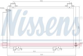 Nissens 94516 - CONDENS.TOY.ECHO(99-)1.0 I 16V(+)