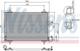 Nissens 94542 - CONDENSADOR CITROEN XSARA(N0.N1.N2)