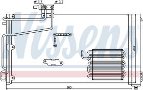 Nissens 94545 - CONDENSADOR MERCEDES CLK-CLASS W 20