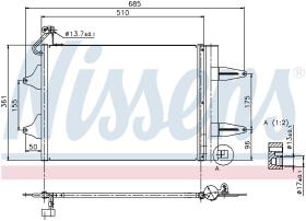 Nissens 94628 - CONDENSADOR VOLKSWAGEN POLO IV(9N)(