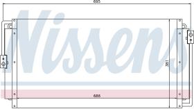 Nissens 94554 - CONDENSADOR DODGE NEON I(95-)1.8 I