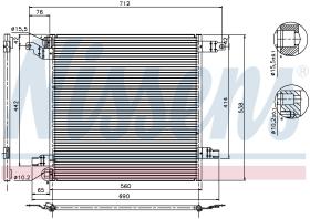 Nissens 94568 - CONDENSADOR MERCEDES ML-CLASS W 163