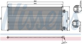 Nissens 94577 - CONDENSADOR FORD TRANSIT(FY)(00-)2.