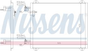 Nissens 94584 - CONDENSADOR AUDI A 2(8Z)(00-)1.6 FS