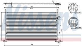 Nissens 94586 - CONDENSADOR FORD MONDEO III(GE)(00-