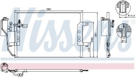  94588 - CONDENSADOR MERCEDES A-CLASS W 168(