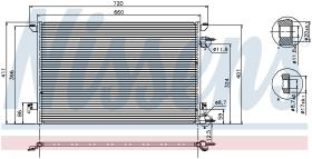 Nissens 94598 - CONDENSADOR VAUXHALL SIGNUM(02-)1.9