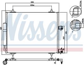 Nissens 94609 - CONDENSADOR CITROEN DISPATCH II(VF3