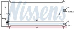 Nissens 94616 - CONDENSADOR NISSAN ALMERA(N16)(00-)