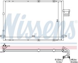 Nissens 94637 - CONDENSADOR KIA CARENS I(RS)(02-)2.