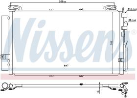 Nissens 94644 - CONDENSADOR HYUNDAI MATRIX(FC)(01-)