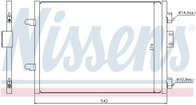 Nissens 94656 - CONDENSADOR RENAULT CLIO II(01-)1.5