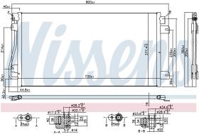 Nissens 94660 - CONDENSADOR VAUXHALL MOVANO A(98-)1