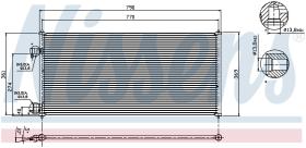 Nissens 94664 - CONDENSADOR FORD TRANSIT CONNECT(TC