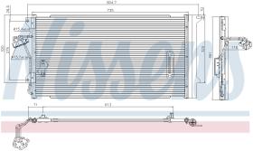 Nissens 94667 - CONDENSADOR PORSCHE CAYENNE(9PA)(02