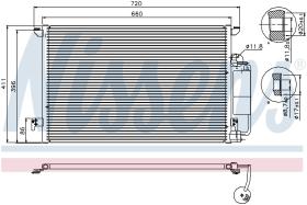 Nissens 94675 - CONDENSADOR CADILLAC BLS(04-)2.0 I