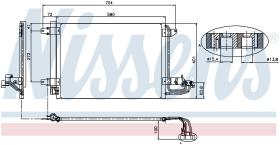 Nissens 94684 - CONDENSADOR AUDI TT(8J)(06-)1.8 TFS