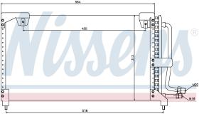 Nissens 94710 - CONDENSADOR MAZDA MX 3(91-)1.6 I